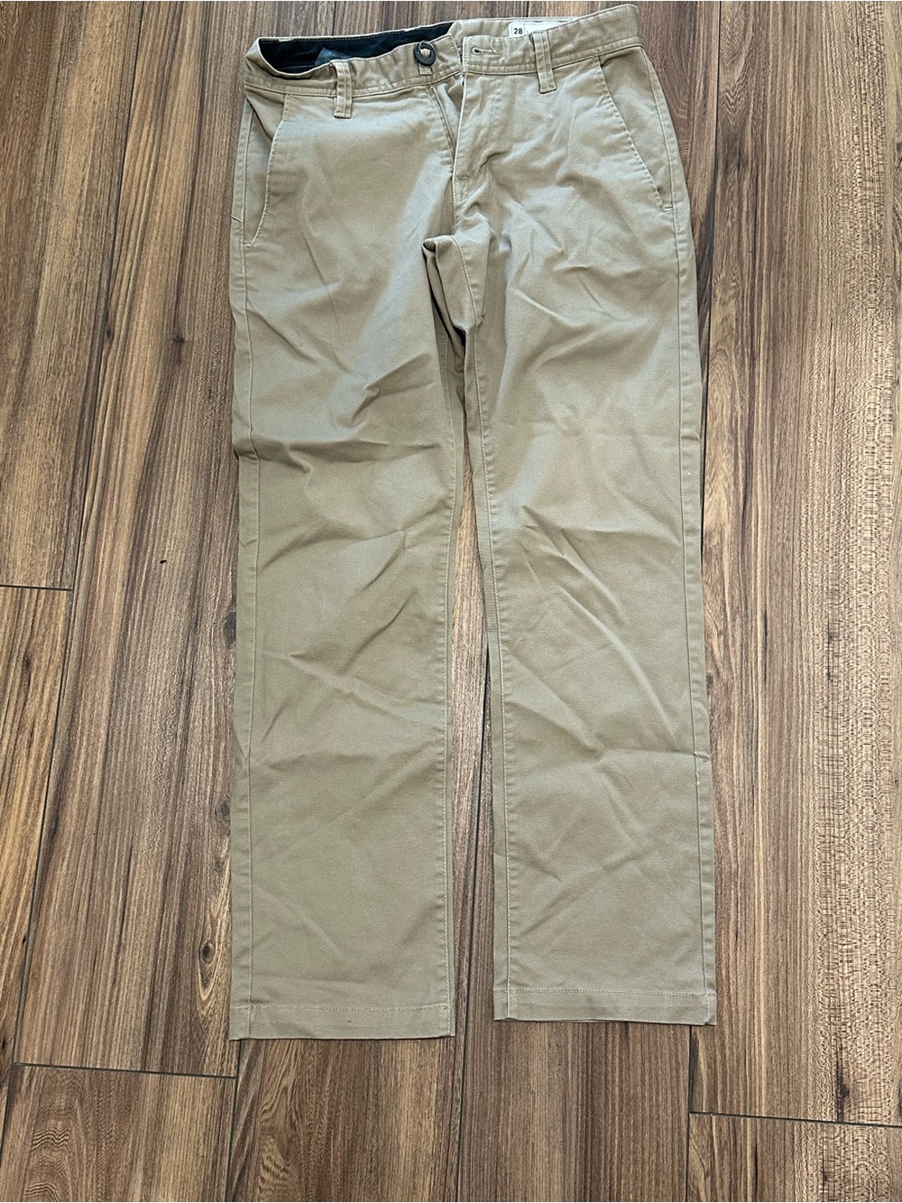 Volcom Men's Tan Chino Pants